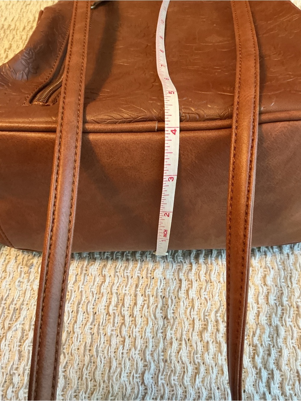 MultiSac Floral-Embossed Backpack - Picture 4 of 14